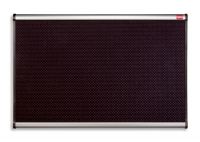 Nobo Prestige Black Foam Noticeboard Aluminium Frame 1200x1800mm QBPF1812