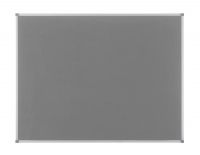 Nobo Classic Noticeboard Felt with Aluminium Frame W900xH600mm Grey Ref 1900911