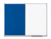 Nobo Classic Combination Felt/Steel Noticeboard 1200x900mm Blue 1902258