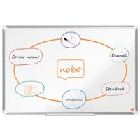 Nobo Premium Plus Magnetic Enamel Whiteboard Aluminium Frame 900x600mm 1915144