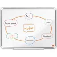 Nobo Premium Plus Magnetic Steel Whiteboard Aluminium Frame 600x450mm 1915154