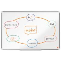 Nobo Premium Plus Magnetic Steel Whiteboard Aluminium Frame 900x600mm 1915155