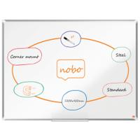 Nobo Premium Plus Magnetic Steel Whiteboard Aluminium Frame 1200x900mm 1915156