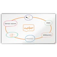 Nobo Premium Plus Widescreen Steel Magnetic Whiteboard 1550x870mm