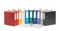 Esselte Essential Lever Arch File Polypropylene A4 75mm Spine Width Assorted (Pack 20) 19407
