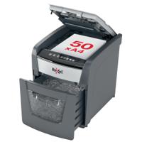 Rexel Optimum AutoFeed Plus 50X Cross Cut Shredder 20 Litre 50 Sheet Automatic/6 Sheet Manual Black 2020050X