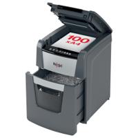 Rexel Optimum AutoFeed Plus 100X Cross Cut Shredder 34 Litre 100 Sheet Automatic/8 Sheet Manual Black 2020100X