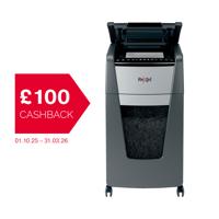 Rexel Optimum AutoFeed Plus 300M Micro Cut Shredder 60 Litre 300 Sheet Automatic/8 Sheet Manual Black 2020300M