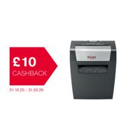Rexel Momentum X308 Cross Cut Shredder 15 Litre 8 Sheet Black 2104570