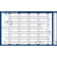 Sasco 2026 Original Year Wall Planner Oversize 1100W x 610mmH With Wet Wipe Pen & Sticker Pack Unmounted - 2410263