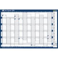 Sasco 2026 Original Year Wall Planner 915W x 610mmH With Wet Wipe Pen & Sticker Pack Unmounted - 2410266