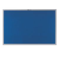 Nobo Prestige Blue Felt Noticeboard Aluminium Frame 2400x1200mm