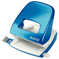 Leitz WOW Office Punch Nexxt Series Metal 30 Sheet Blue 50081036