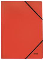 Leitz Recycle Card Folder With Elastic Band Closure A4 Red 39080025
