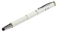 Leitz Complete 4-in-1 Stylus, Pen, Laser Pointer and LED Light White