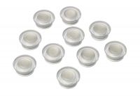 Nobo Extra Strong Glass Whiteboard Magnets 32mm Clear (Pack of 10) - 1903854