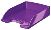 Leitz WOW Plus High Capacity Letter Tray Purple 52263062