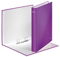 Leitz WOW 2 Ring Binders A4 Purple 42410062 [Pack 10]
