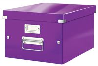 Leitz WOW Click and Store A4 Medium Storage Box A4 Purple 60440062