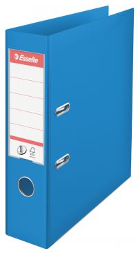 Esselte No.1 VIVIDA Lever Arch File Polypropylene A4 75mm Spine Width Blue (Pack 10) 624067