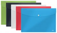 Rexel Choices Popper Wallet A4 Foolscap Assorted (Pack of 5) 2115672