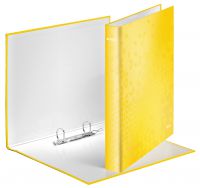 Leitz WOW 2 Ring Binders A4 Yellow 42410016 [Pack 10]