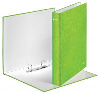 Leitz WOW 2 Ring Binders A4 Green 42410054 [Pack 10]