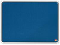 Nobo Premium Plus Blue Felt Noticeboard Aluminium Frame 600x450mm 1915187