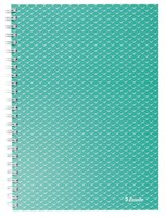 Esselte Colour Breeze A5 Notebook lined, wirebound