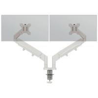 Leitz Ergo Space Saving Dual Monitor Arm Light Grey