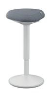 Leitz Ergo Active Standing Stool With Comfort Seat Light Grey - 65450085