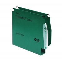 Rexel Crystalfile Ext Ltrl 50mm Grn 25s 71763