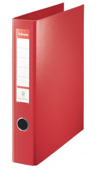 Esselte Standard Ring Binder Polypropylene 4 D-Ring A4 40mm Rings Red 82403