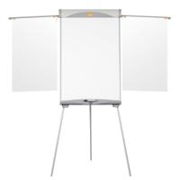 Nobo 1902046 Essence Tripod Steel Magnetic Whiteboard Easel with Extended Display Arms
