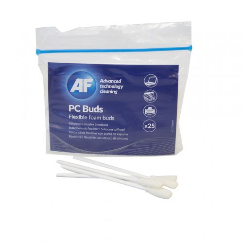 AF Flexible Foam Buds for PC Cleaning 130mm (Pack of 25) APCB025