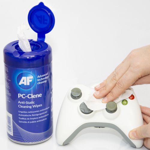AF PC-Clene Anti-Static Cleaning Wipes Tub (Pack of 100) PCC100