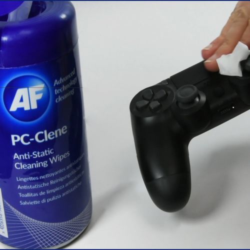 AF PC Clene AntiStatic General Purpose Wipes In Tub NonFlammable Pack 100 Computer Cleaning CM7116