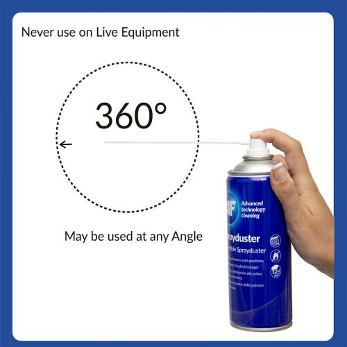 AF Sprayduster Air Duster Invertible 125ml SDU125D AFSDU125D Buy online at Office 5Star or contact us Tel 01594 810081 for assistance