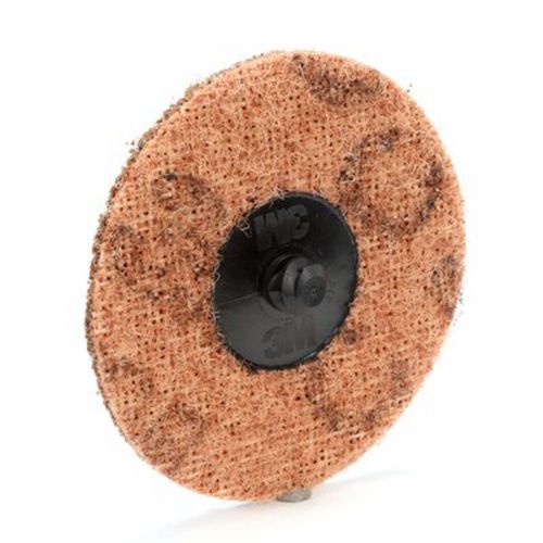 Image of Scotch-Brite Roloc Surface Conditioning Disc Tr, 3 In X Nh A Crs, 25 Per Inner 100 Per Case 048011055329