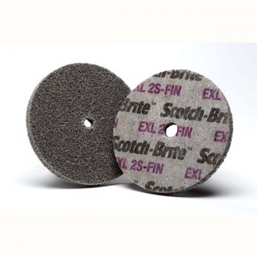 Scotch-Brite Exl Unitized Wheel, 3 In X 1/4 In X 1/4 In 2S Fin, 40 Per Case 048011137162
