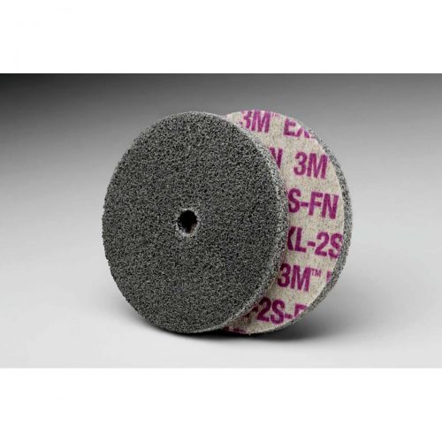 3M Scotch-Brite EXL Unitized Wheel, 8 in x 1/4 in x 1/2 in 2S FIN, 8 per case 61500083136