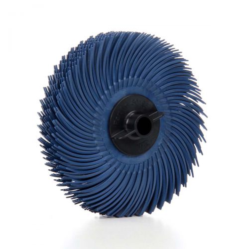 3M Scotch-Brite Radial Bristle Disc, 3 in x 3/8 in 400, 80 per case 61500176104