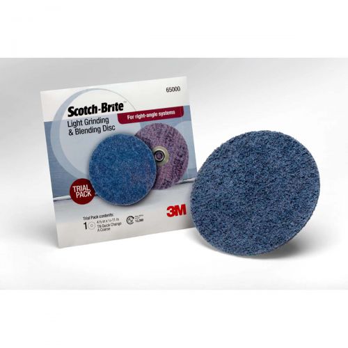 Image of 3M Scotch-Brite Light Grinding and Blending Disc, TN Quick Change Trial Pack, 4-1/2 in x NH Super Duty A CRS, 10 per case 61500300506