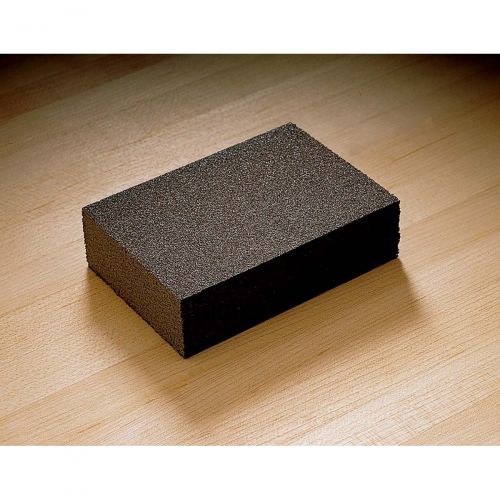 3M Woodworking Sanding Sponge 51066, 3 3/4 in x 4 3/4 in x 1/2 in, 250 per case 60980039493