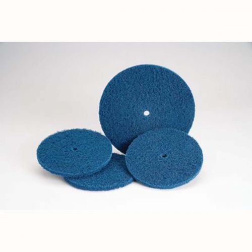 Image of 3M Standard Abrasives Buff and Blend HS Disc 810910, 8 in x 1/2 in A MED, 10 per inner 100 per case 051115325182