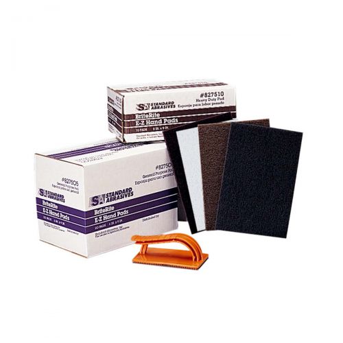 3M Standard Abrasives Ultra Fine Hand Pad 827500, 6 in x 9 in, 60 pads per case 66000001264