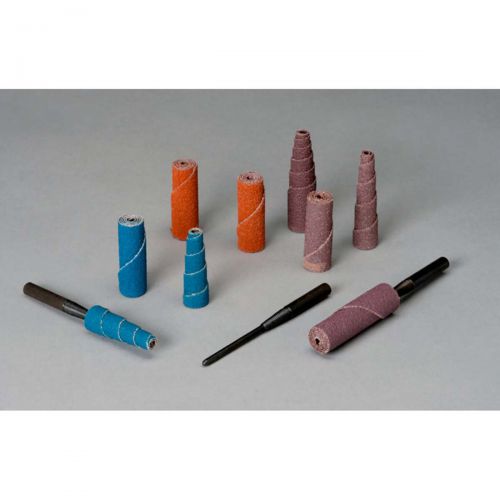 3M Standard Abrasives A/O Full Taper Cartridge Roll 712731, 1/2 in x 1-1/2 in x 1/8 in 100, 100 per case 66000235219