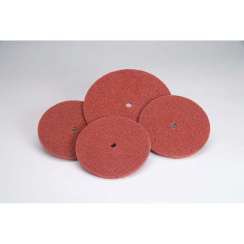 Image of 3M Standard Abrasives Buff and Blend HP Disc 853408, 4 in x 1/4 in A VFN, 10 per case 66000008087