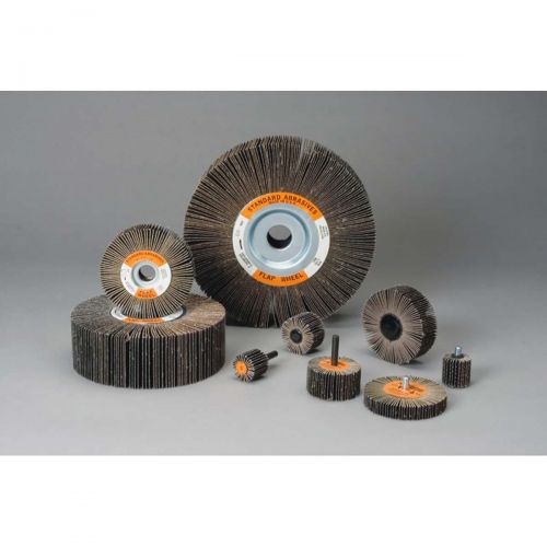 3M Standard Abrasives A/O Flap Wheel 613445, 2 in x 1 in x 1/4 in 60, 10 per inner 100 per case 66000100892
