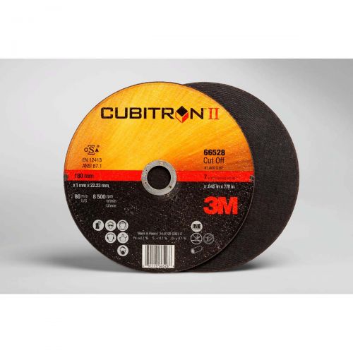 3M Cubitron II Cut-Off Wheel 66528, T1 7 in x .045 in x 7/8 in, 25 per inner, 50 per case 60440311581